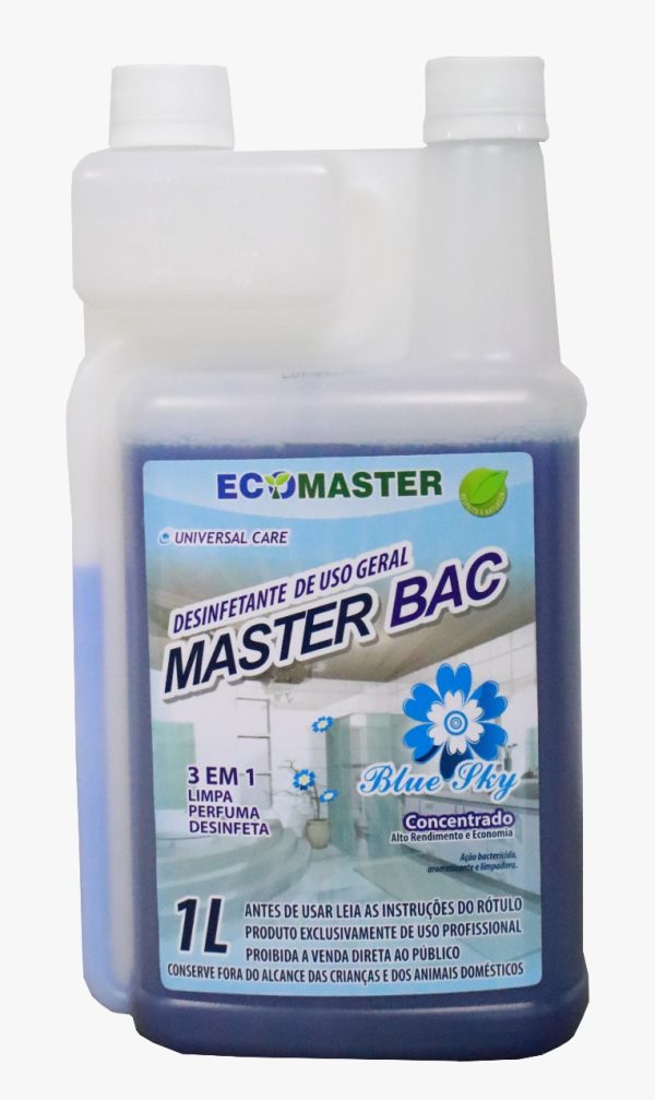 MASTER BAC BLUE SKY 1L DESINFETANTE DE USO GERAL