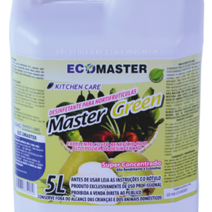 MASTER GREEN 5L SANITIZANTE CLOR LIQUIDO P/HORTIFRUTICULAS