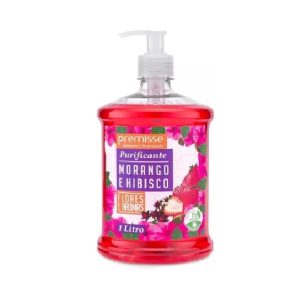 Sabonete Liquido Morango e Hibisco Glicerinado Premisse 450ml