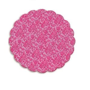 Fundo Rendado para Doces Nº 9 Pink C/100