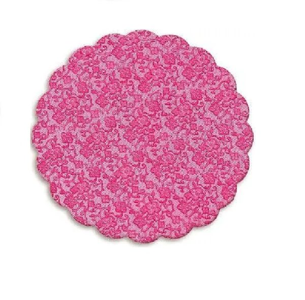 Fundo Rendado para Doces Nº 9 Pink C/100
