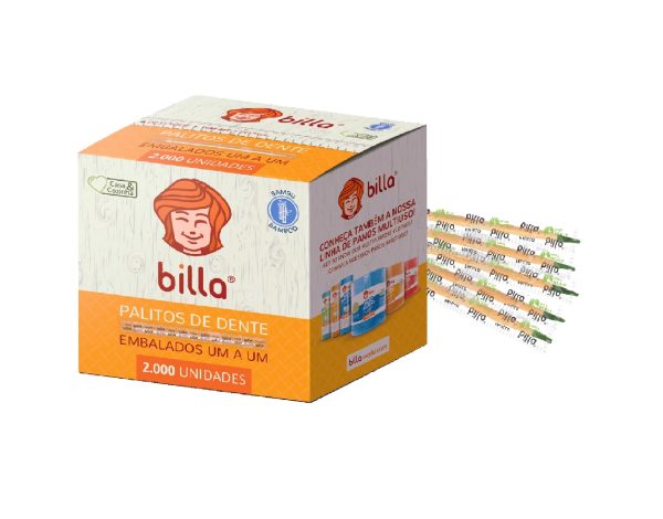Palito 2 Pontas Sachê C/2000 Billa