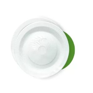 Prato Plastico Branco Copoplast 15cm  C/10 unid