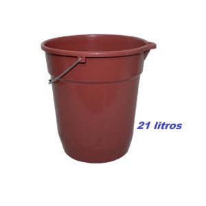 Balde Plastico Sort. C/Bico CVL 21L.