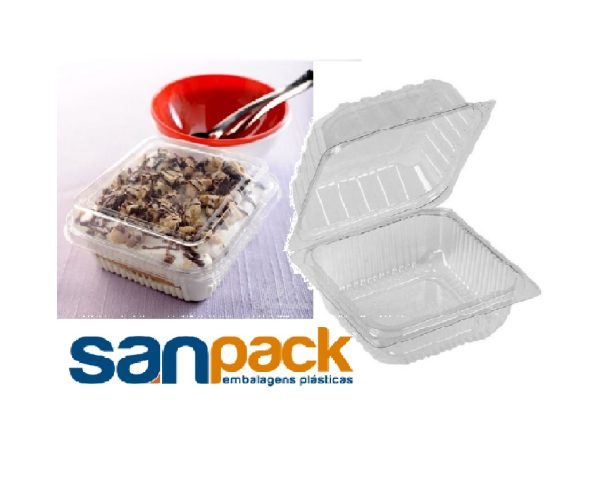 Embalagem Cristal Doce Quadrado C/300