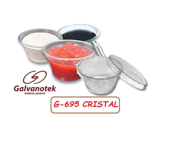 Pote Cristal para Molho 30ml  C/700