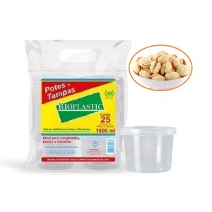 Pote Tampa Rioplastic 1000ml C/25