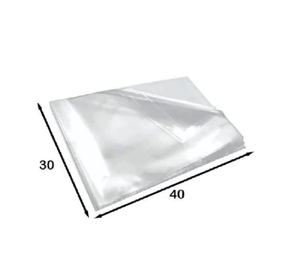 Saco Plastico PP Virgem 30 X 40 X 0,08cm C/1Kg.