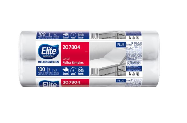Lençol Hospitalar Plus F. Simples 50cm X 100m C/2rl (207804)