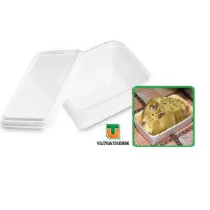 Marmitex Funda de Isopor Retang.S/Tampa 500ml  C/50 Ulra