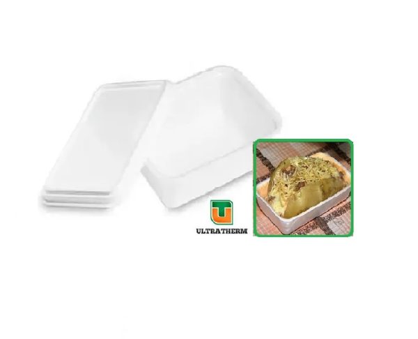Marmitex Funda de Isopor Retang.S/Tampa 500ml  C/50 Ulra