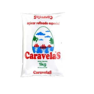 Açucar Refinado Caravelas 1KG.