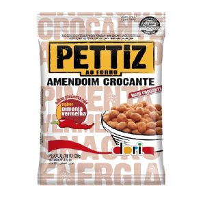 Amendoim Japones Pettiz 120g Pimenta Vermelha