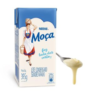 Leite Condensado Nestle Moça 395gr Semidesnatado.