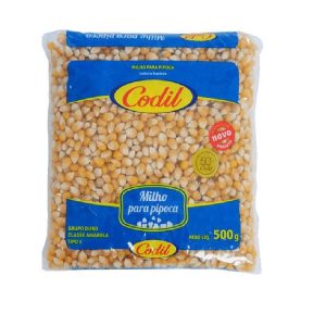 Milho de Pipoca Codil 500g Tradicional.