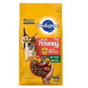 Alimento P/Cão Ração Pedigree DRY 900gr Adulto Rac. Peq.