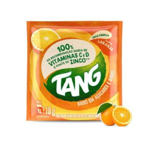 Refresco em Pó Tang 18gr Laranja.