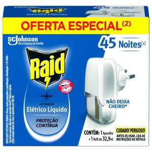 Repelente Liquido Raid AP+Refil 32,9ml Multi.
