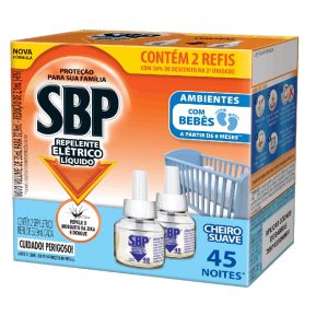 Repelente Liquido SBP Refil C/2 35ml Multi.