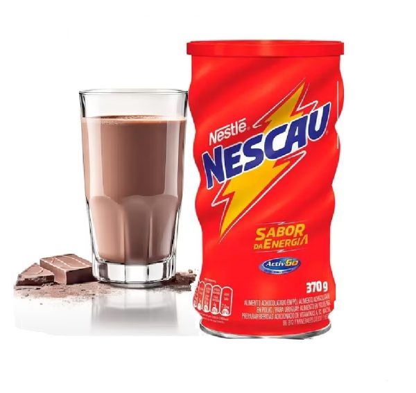 Achocolatado em Pó Nescau 370gr Active.