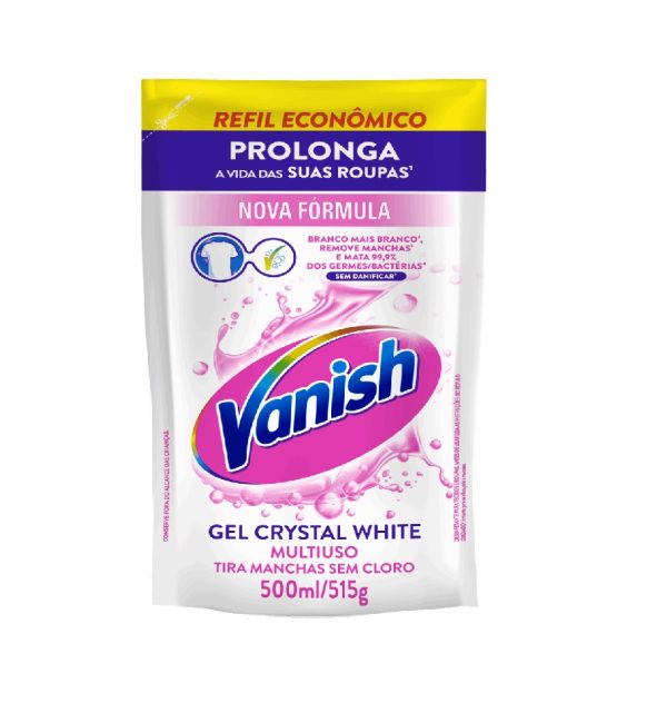 Alvejante em Gel Vanish Sachê 500ml White.