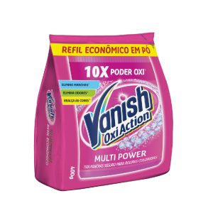Alvejante em Pó Vanish Sachê 400g Pink.