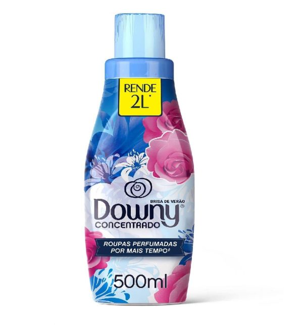 Amaciante de Roupas Concentrado Downy 500ml Brisa Verão.