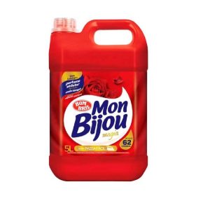Amaciante de Roupas Mon Bijou 5L Proteção Vermelha.