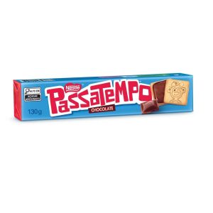 Biscoito Recheado Passatempo Nestlé 130g Chocolate.