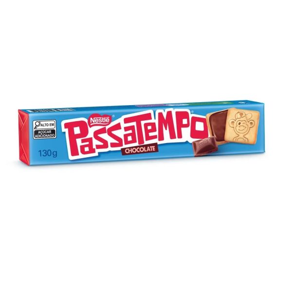 Biscoito Recheado Passatempo Nestlé 130g Chocolate.