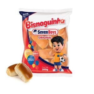 Pão Bisnaguinha Seven Boys 300g Tradicional.