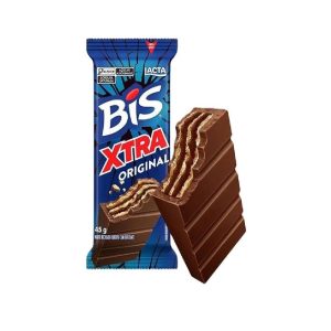 Chocolate Lacta 45g Bis Xtra ao Leite.