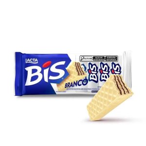 Chocolate Lacta 100,8g Bis Branco C/16.