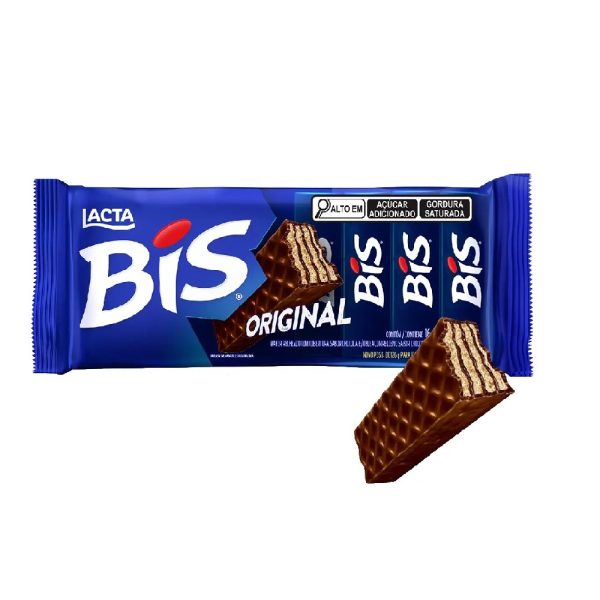 Chocolate Lacta 100,8g Bis Leite C/16.
