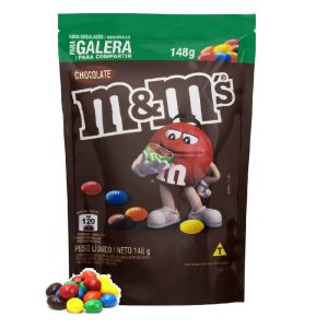 Chocolate MMs Sachê 148g ao Leite.