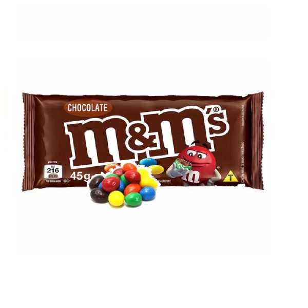 Chocolate MMs Sachê 45g ao Leite.