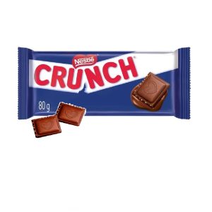 Chocolate Nestlé TAB. Crush 80g ao Leite.