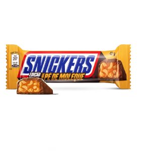 Chocolate Snickers 42g Pé de Moleque.