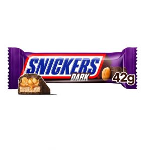 Chocolate Snickers 42g Pé de Moleque Dark.