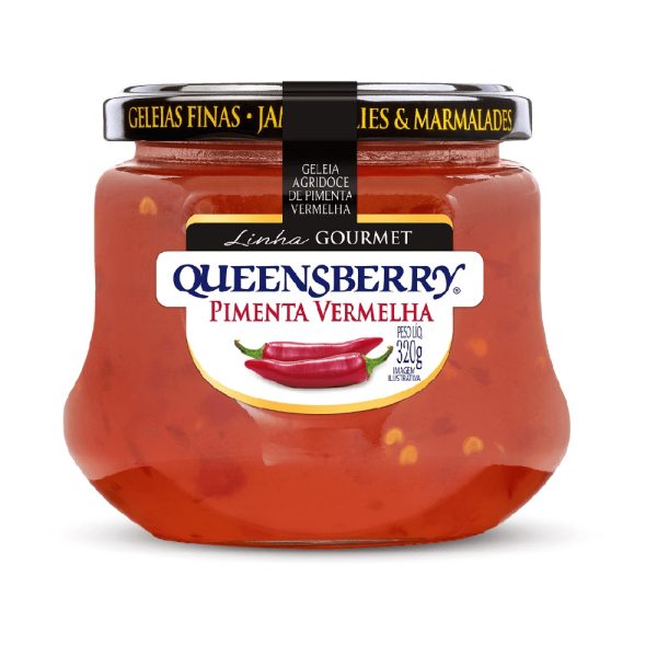 Doce Geleia Queensberry 320g Pim Verm.