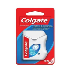 Fio Dental Colgate 50m Nylon Encerado.
