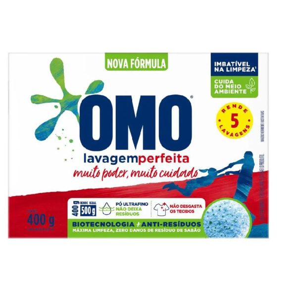 Lava Roupas em Pó Omo Cart. 400g L. Perf.