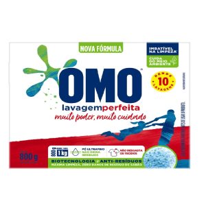 Lava Roupas em Pó Omo Cart. 800g L. Perf.