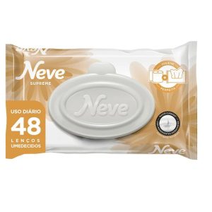 Lenço Higiênico Umidecidos Neve C/48.