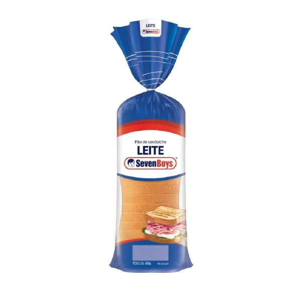 Pão de Forma Seven Boys 450g Leite.