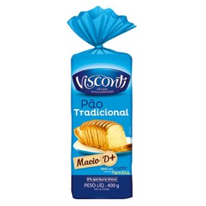 Pão de Forma Visconti 400g Tradicional.