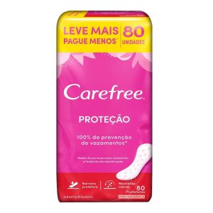Protetor Diario Carefree C/80 Perf. Proteção.