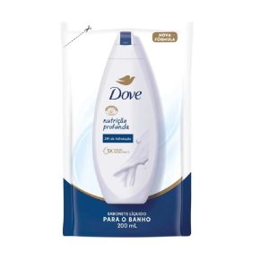 Sabonete Liquido Refil Dove 200ml Nutrição Profunda.