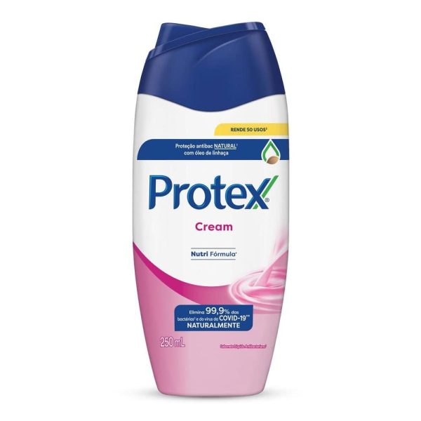 Sabonete Liquido Protex 250ml Cream.