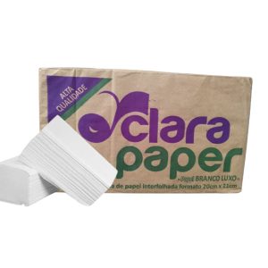 Papel Toalha Branco Luxo C. Paper 20X21cm C/1000.